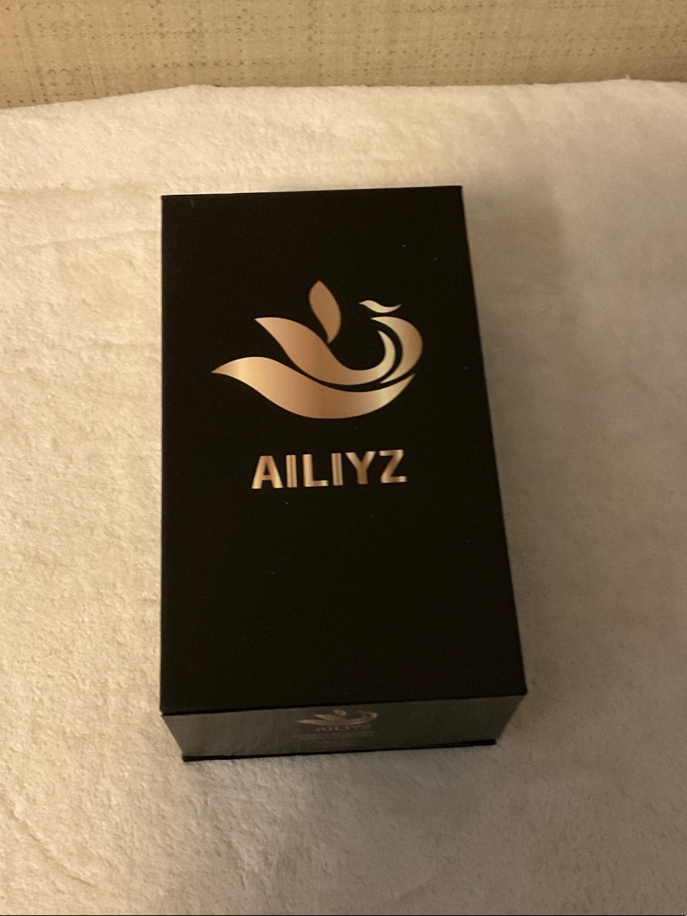 AiliyZ Black & Rose Gold Bath Accessory Gift Set